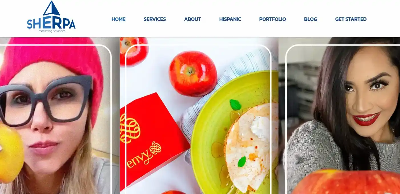 sherpa-marketing.com website screenshot