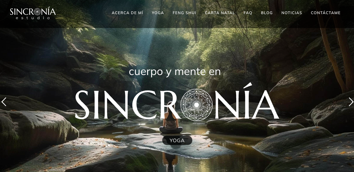 sincroniaestudio.com.co website screenshot